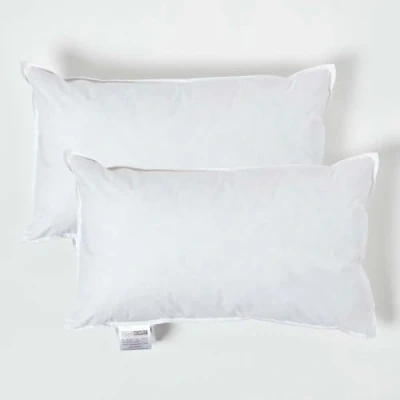 Afbeelding van Homescapes set van 2 vulkussens 30 x 50 cm kussenvulling eendenveren