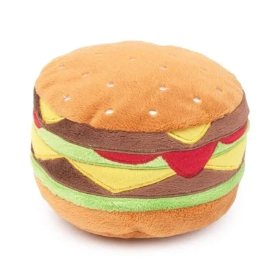 Afbeelding van Fuzzyard Plush Toy Hamburger Hondenspeelgoed 1 stuk