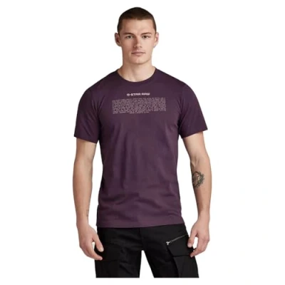 Afbeelding van G Star POEM Tshirt print, Heren, Maat: Medium, Lt maze