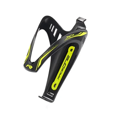 Afbeelding van Bottle Holder X3 in Polycarbonate Black/Yellow Matt Finish