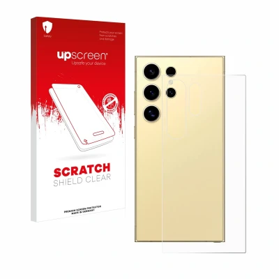 Afbeelding van upscreen Screenprotector voor Samsung Galaxy S24 Ultra (Achterkant) Folie Beschermfolie transparant