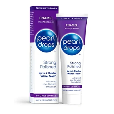Afbeelding van Pearl Drops Sterke gepolijste witte tandenborstel glazuur versterking met polijstmiddelen 75ml