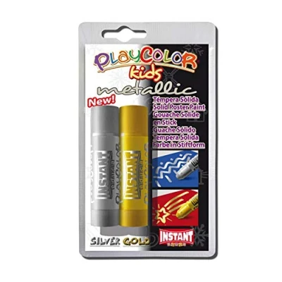 Afbeelding van Farby w sztyfcie Playcolor metallic srebrny i zloty