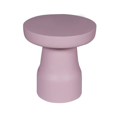 Afbeelding van Starfurn Bijzettafel Drum roze Hout