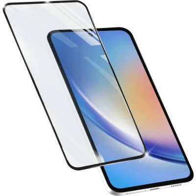 Afbeelding van Cellularline Stootglas Capsule Samsung A35 5G/ A55 5G (1 Stuk, Galaxy A35), Smartphone beschermfolie, Zwart