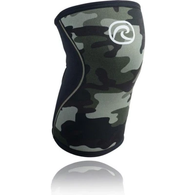 Afbeelding van Rehband Kniebandage Rx 5 Mm Neopreen/sbr Legergroen/zwart Mt Xs