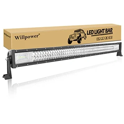 Afbeelding van Willpower 107CM 540W Led Lichtbalk Combo Straal verlichting Bar 12V Rijdende Offroad Lichten Mistlamp Werklampen Light Voor Vrachtwagen Tractor Auto Boot 4x4 ATV UTV SUV