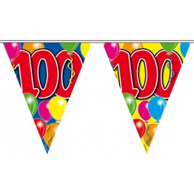Afbeelding van 3x Vlaggenlijn 100 jaar 10 meter Vlaggenlijnen