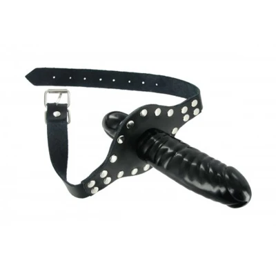 Afbeelding van Strict Leather Dildo mondstuk met riem