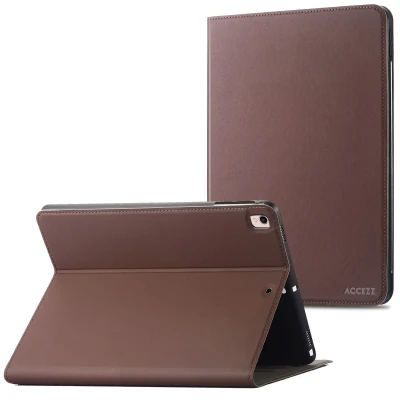 Afbeelding van Apple iPad Air 2 Hoes: Accezz Classic Tablet Case Bookcase Bruin Siliconen En TPU (zacht) Hoezen