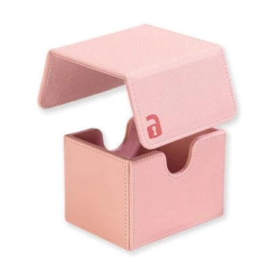 Afbeelding van Vault X Exo Tec modulaire zijladende dekboxmodule voor meer dan 100 TCG kaarten. Afneembaar magnetisch deksel. Past op Commander en standaard ruilkaarten. (roze)