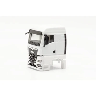 Afbeelding van Herpa onderdelenservice, modelbouwaccessoires, Bestuurderscabine MAN TGX GM zonder windschermen, 2 stuk, schaal 1:87, modelauto, accessoires voor miniatuurmodel