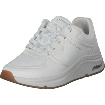 Afbeelding van Skechers Sneaker Arch Fit S mijlen dames , Witte Duraleather Hot Smelt Trim 35 EU