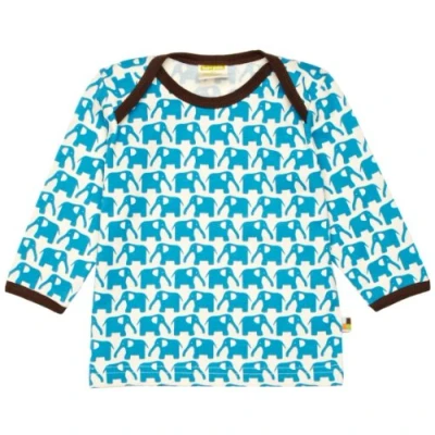 Afbeelding van loud + proud Longsleeve voor kinderen, Maat: 62/68, Aqua