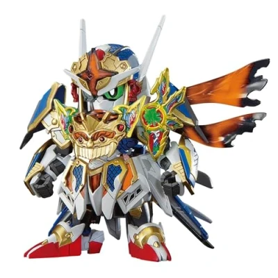 Afbeelding van Bandai Set Super Deformated SDW Helden Onmitsu Gundam vliegtuig, actiefiguur Kamehameha, Serie 1 Anime Kamehameha