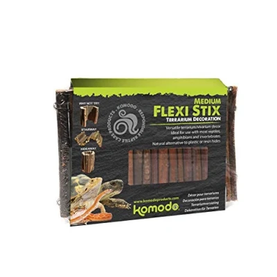 Afbeelding van Komodo Flexi Stix, Medium, Terrarium of Vivarium Decor, Geschikt voor reptielen, amfibieën en ongewervelde dieren