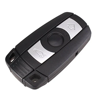 Afbeelding van Sleutelhoes compatibel met BMW Serie 1, 3, 5, 6, M3, M5, X1, X5, X6, Z4, 3 toetsen, vouwsleutel afstandsbediening lemmet