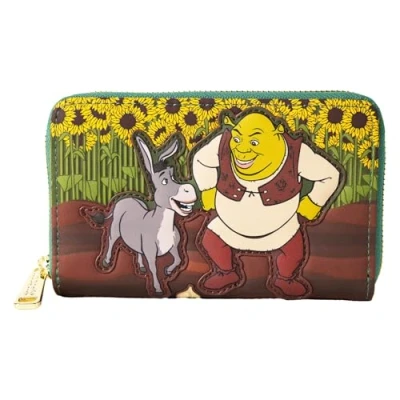 Afbeelding van Dreamworks by Loungefly Wallet Shrek &amp; Donkey Sunflower Field