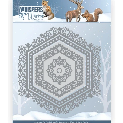 Afbeelding van Dies Amy Design Whispers of Winter Hexagon