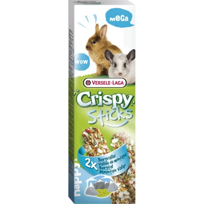Afbeelding van Versele Laga Crispy Mega Sticks Konijn Bergvallei Konijnensnack Kruiden 2x70 g