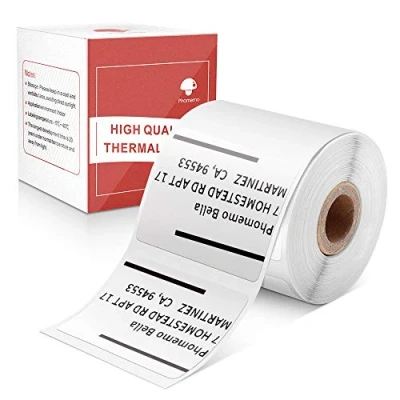 Afbeelding van Phomemo M110 M120 M200 M220 M221 Vierkant zelfklevend multifunctioneel etiket voor etikettenprinter, 50 x 30 mm (1,97&quot;x 1,18&quot;), 230 etiketten/rol