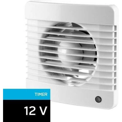 Afbeelding van Badkamerventilator 12V 150 mm Basic met timer