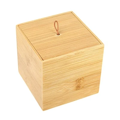 Afbeelding van Schramm® Bamboe opbergdozen met deksel, rechthoekig, 3 verschillende maten, organizer, opbergdoos, afmetingen: 9 x cm