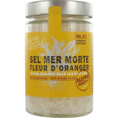 Afbeelding van Aleppo Soap Co Dode Zee Badzout Oranjebloesem 300GR