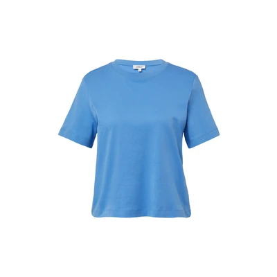 Afbeelding van s.Oliver Tshirt basic, Dames, Maat: 48, Blau