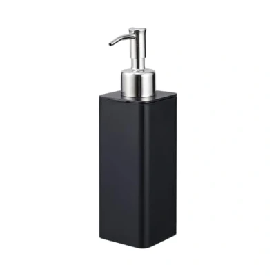 Afbeelding van Yamazaki Zeepdispenser Tower Vierkant Zwart 5,5x7x19,5cm