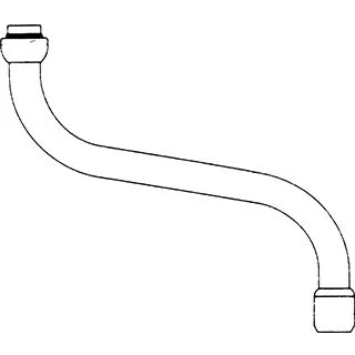 Afbeelding van Venlo S uitloop draaibaar met perlator 3/4&quot; x 170 mm