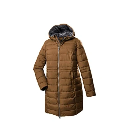 Afbeelding van STOY Dames parka in dons look met capuchon STW 12 WMN QLTD PRK, bruin, 52, 38826 000