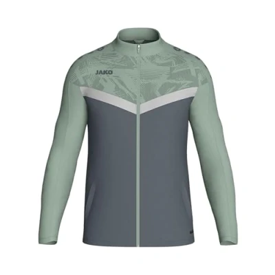 Afbeelding van Jako Iconic Polyestervest Kinderen Zachtgrijs / Mintgroen Antra Light Maat: 128