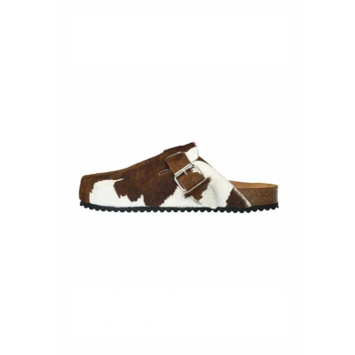 Afbeelding van sacha MIT Schnalle Muiltjes, Dames, Maat: 36, Cognac Schoenen