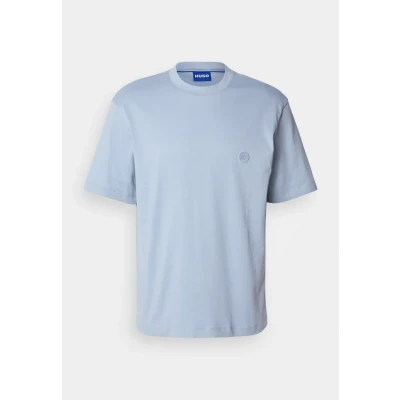 Afbeelding van HUGO Niley Tshirt basic, Heren, Maat: Large, Light pastel blue