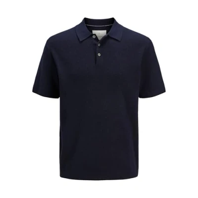 Afbeelding van Jack &amp; Jones PLUS SIZE Poloshirt, Heren, Maat: 4XL, Night sky