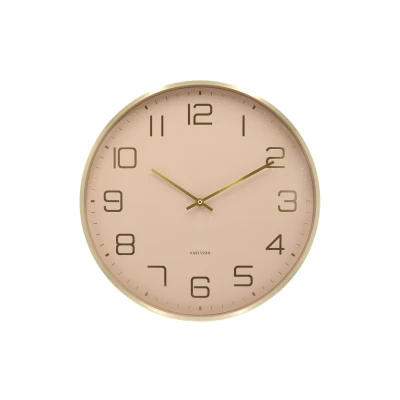 Afbeelding van Karlsson Wandklok Elegance Glow Zachtbruin Ø40cm