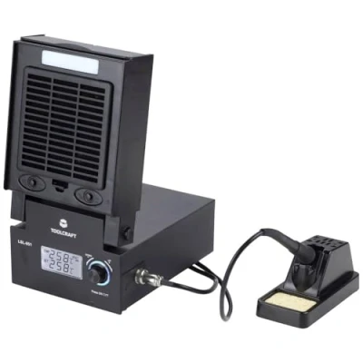 Afbeelding van TOOLCRAFT LSL 951 Soldeerstation met LED verlichting en soldeerrookafzuiging Digitaal 80 W 160 480 C