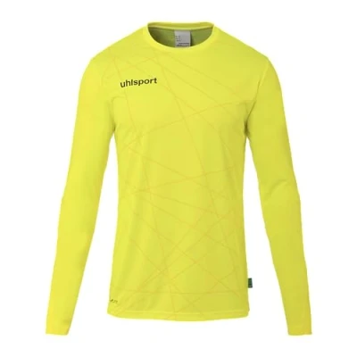 Afbeelding van Uhlsport Prediction Keepershirt Lange Mouw Kinderen Fluogeel / Zwart Maat: 164