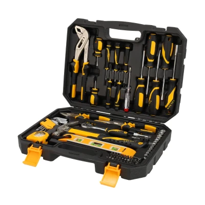 Afbeelding van Tolsen Gereedschapset 89 delig Gereedschapskoffer gevuld Schroevendraaierset Doppenset Bitset Handgereedschap Inbussleutelset