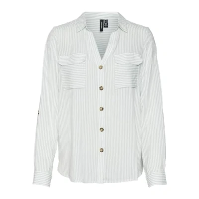 Afbeelding van Vero Moda Vmbumpy LS NEW NOOS Overhemdblouse, Dames, Maat: XS, Silt green