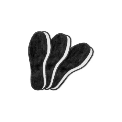 Afbeelding van Kaps 3 PAIR PACK Arctic Lambskin Winter SET (46 EUR / 12 UK MEN) Steun en inlegzolen, Maat: 45, Black
