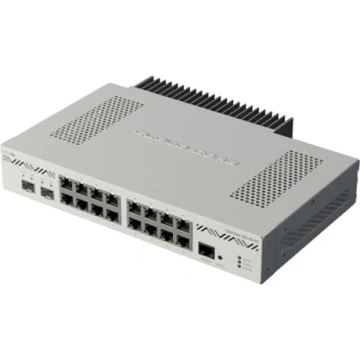 Afbeelding van Mikrotik CCR2004 16G 2S+PC bedrade router Fast Ethernet Wit