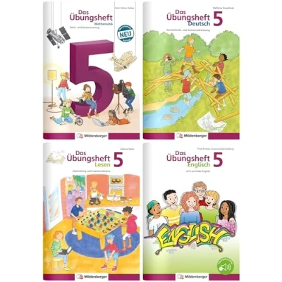 Afbeelding van Sicher ins 6. Schuljahr Rechnen Schreiben Lesen Grammatik Englisch · Klasse 5
