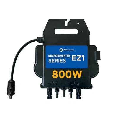 Afbeelding van APsystems EZ1 M Microomvormer, 800 W, met wifi en bluetooth, tot 600 watt, PV VDE gecertificeerd, plug &amp; play omvormer, ideaal voor balkonkrachtcentrales