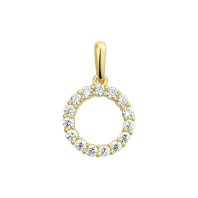 Afbeelding van Trendjuwelier huiscollectie Hanger Geelgoud Zirkonia