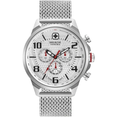 Afbeelding van SWISS MILITARY HANOWA Airman Chrono horloge Zilverkleurig