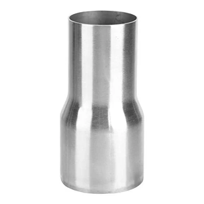 Afbeelding van Uitlaatpijp Connector, Universele RVS Connector Buis Adapter Verloopstuk Gemodificeerd Deel (51 63MM)