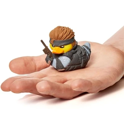 Afbeelding van TUBBZ Mini Solid Snake Collectible Vinyl Rubber Duck Figuur Officiële Metal Gear Merchandise Thriller Action Videogames