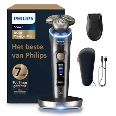 Afbeelding van Philips Shaver I9000 Prestige Ultra Wet&amp;dry Xp9402/11 Scheerapparaat Grijs